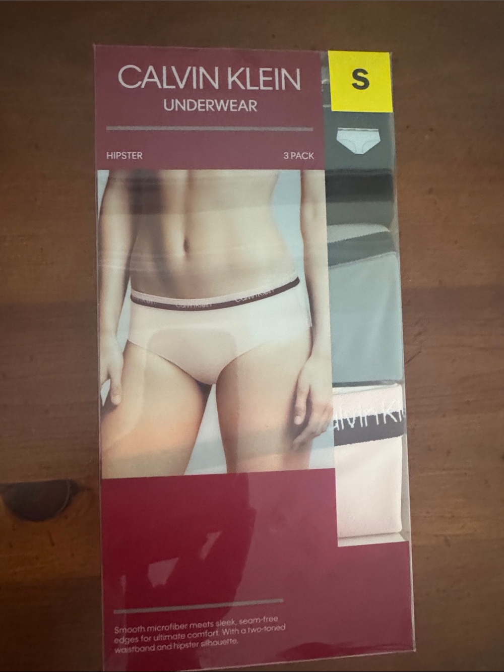 Calvin Klein Men’s Hipster 3-Pack Underwear – White, Gray, Pink